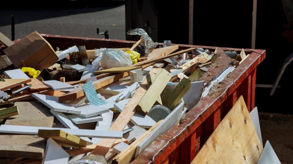 accepted debris and materials